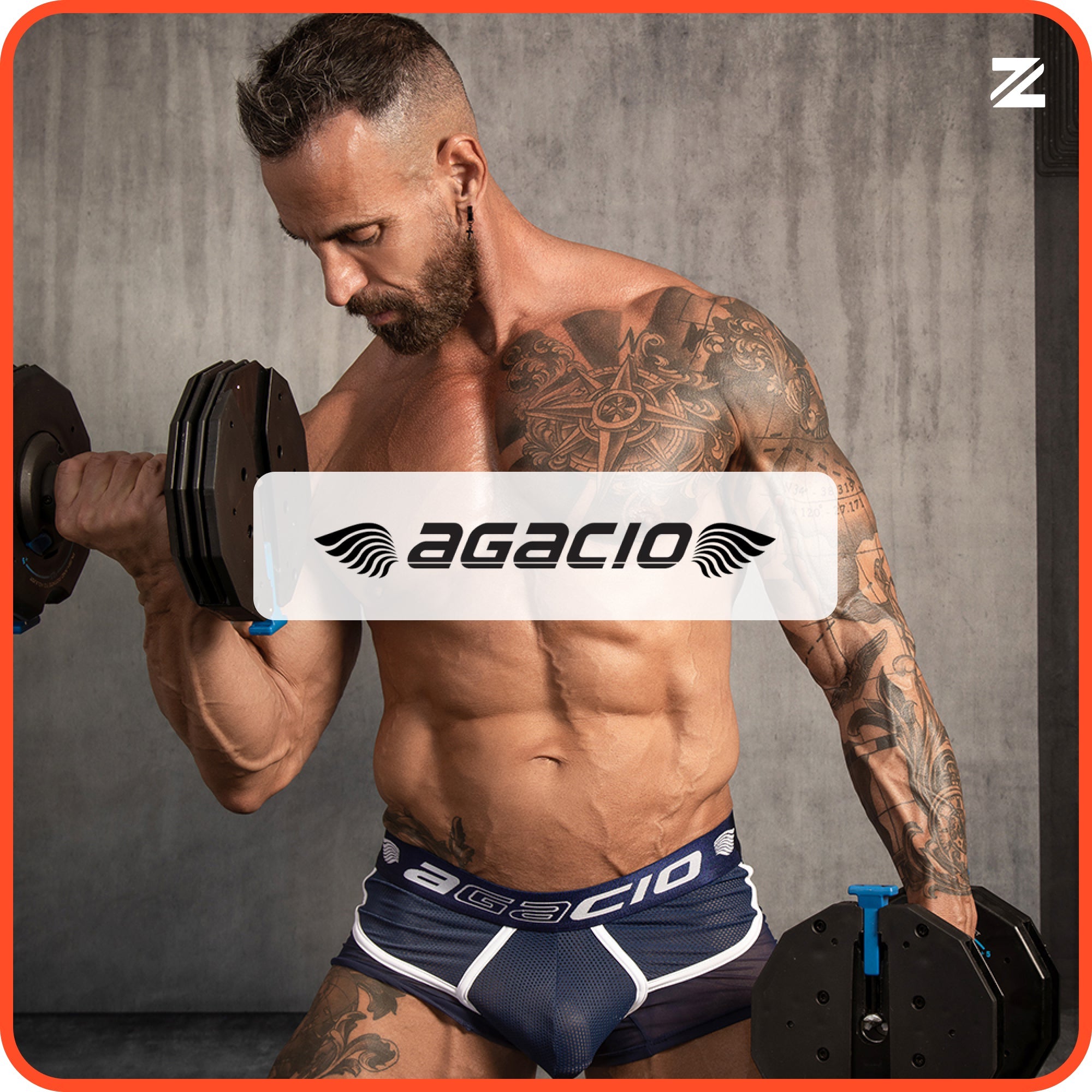 Agacio V-Cut Sheer Men's Thongs  AGK036 Stylish Men's Underwear Selection