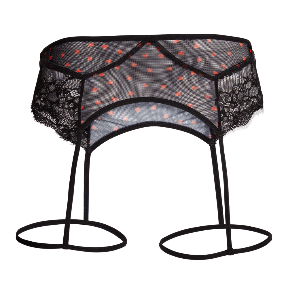 Secret Male SMU007 Flower Laced Peek-a-boo Lingerie with hearts Fashionable Men's Underwear