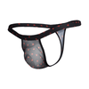 Secret Male SMK022 Flower Laced Thong with Hearts Sexy Men's Underwear Choice