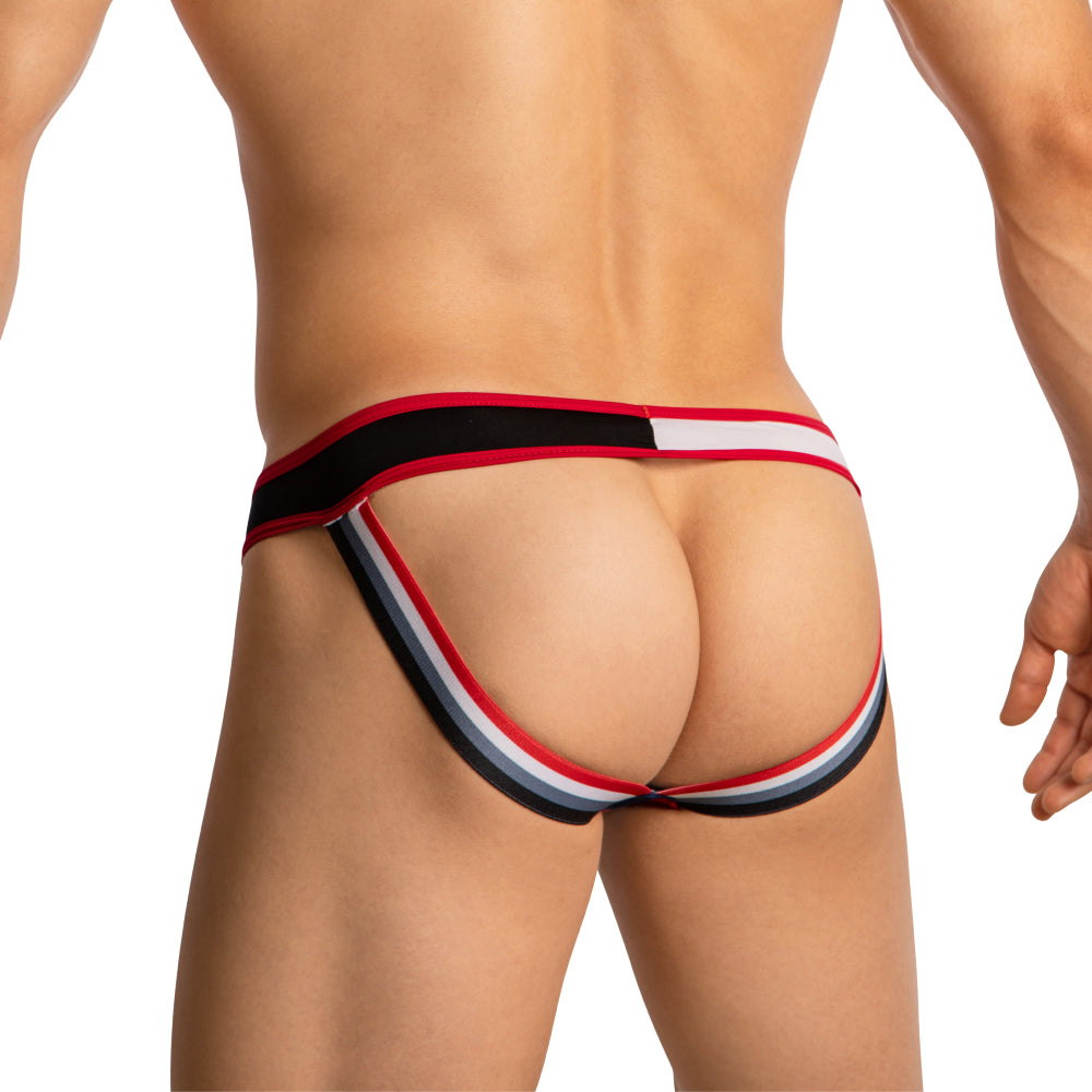 Daddy DDE061 Provocative Rear Exposing Jockstrap Bold Men's Underwear