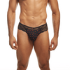 Secret Male SMI078 Flower Laced Bikini with Hearts Modern Male Lingerie