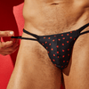 Secret Male SML031 Flower Laced G-String with hearts Bold Men's Underwear