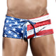 Cover Male CMG010 USA Flag Boxer Trunk