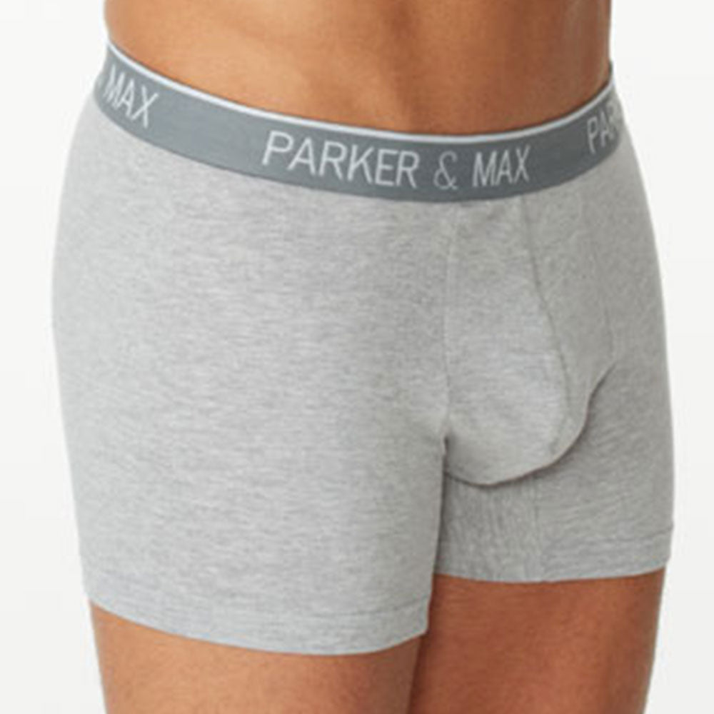 Parker & Max PMFPCS  Classic Cotton Stretch Boxer Brief  Heather