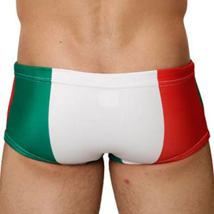 Mensuas MN8005 Italy Flag Swim Trunk
