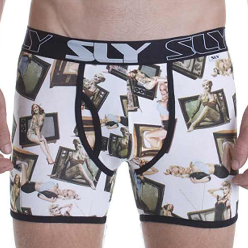 SLY SL-0030005W-PINUPS Work Boxer Brief